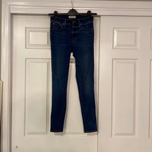 Madewell 9 inch high rise skinny jeans